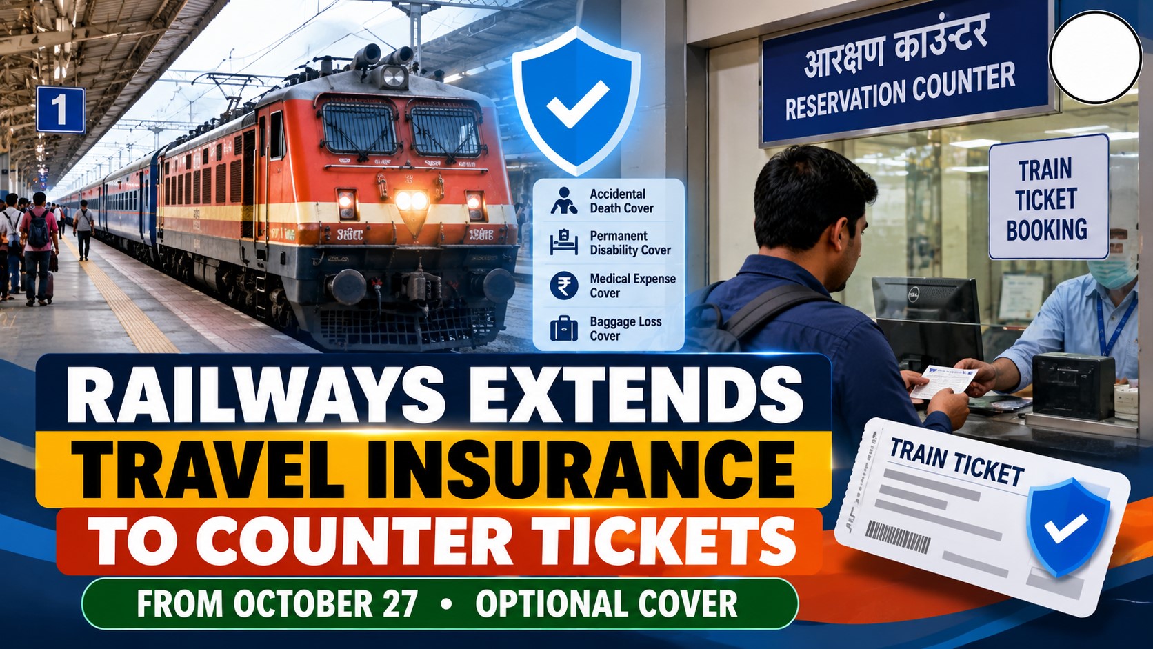 After Supreme Court Order, Railways Extends Travel Insurance Scheme to Counter Tickets From October 27